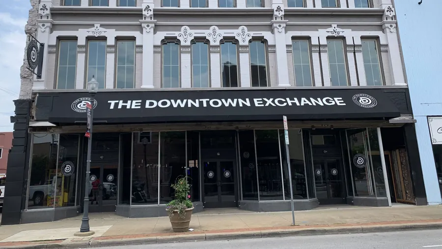 The Downtown Exchange storefront on Main Street today
