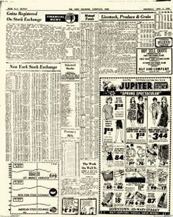 A Jupiter newspaper advertisement